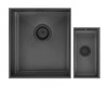 1810 AXIXUNO SET B - 355U & 150U Undermount 1.5 Bowl Sink - Matte Black