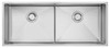 1810 ZENDUO10 500/500U Slim Bridge Undermount/Inset Double Bowl Sink