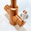 QETTLE Signature Classic 4 in 1 Round Copper Boiling Water Tap with 4L Tank