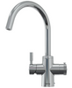 QETTLE Original 4 in 1 Round Chrome Boiling Water Tap with 2L Tank