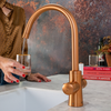 QETTLE Signature Classic 4 in 1 Round Copper Boiling Water Tap with 2L Tank