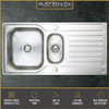 Austen & Co. Napoli with Riobel Azure Kitchen Tap and Plumbing Kit