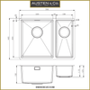 Austen & Co. Orla with Riobel Ludik Kitchen Tap and Plumbing Kit