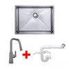 Austen & Co. Sicilia with Riobel Trattoria Square Spout Kitchen Tap and Plumbing Kit