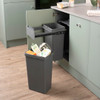 Caple Base Mounted 52L Duo Pull Out Bin