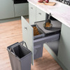 Caple SB5005402 Side Mounted 66L Duo Pull Out Bin