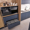 Caple In-Drawer 49L Trio Pull Out Bin