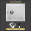 Austen & Co. Torino Single Bowl Inset & Undermount Ceramic Kitchen Sink