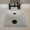 Austen & Co. Torino Single Bowl Inset & Undermount Ceramic Kitchen Sink
