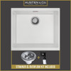 Austen & Co. Torino Large Single Bowl Inset & Undermount Ceramic Kitchen Sink
