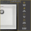 Austen & Co. Torino Large Single Bowl Inset & Undermount Ceramic Kitchen Sink