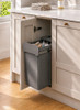 Austen & Co. 34L Built-In Hinged Cupboard Kitchen Bin - 1 Compartment