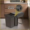 Austen & Co. 60L Built-In Hinged Cupboard Kitchen Bin - 2 Compartments