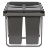 Austen & Co. 68L Built-In Hinged Cupboard Kitchen Bin - 4 Compartments