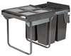 Austen & Co. 68L Pull Out Cupboard Kitchen Bin - 3 Compartments