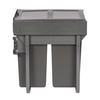 Austen & Co. 60L Pull Out Cupboard Kitchen Bin - 2 Compartments