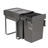 Austen & Co. 60L Pull Out Cupboard Kitchen Bin - 2 Compartments