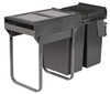 Austen & Co. 56L Pull Out Cupboard Kitchen Bin - 2 Compartments
