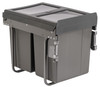 Austen & Co. 40L Pull Out Cupboard Kitchen Bin - 2 Compartments
