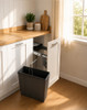 Austen & Co. 34L Pull Out Cupboard Kitchen Bin - 1 Compartment