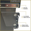 Austen & Co. 34L Pull Out Cupboard Kitchen Bin - 1 Compartment