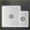 Austen & Co. Atri 1.5 Bowl Inset & Undermount Ceramic Kitchen Sink