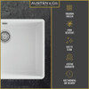 Austen & Co. Aurelia Belfast Ceramic Kitchen Sink