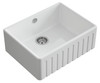 Austen & Co. Aurelia Fluted Belfast Ceramic Kitchen Sink