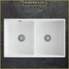 Austen & Co. Traditional Palazzo Double Bowl Belfast Ceramic Kitchen Sink