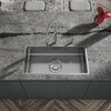 Franke BDX 210/110-80 Flushmount/Slimtop/Undermount Single Bowl Kitchen Sink - Stainless Steel