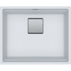 Franke Kubus KNG PRO 110 52 Fragranite Undermount Single Bowl Kitchen Sink - Polar White