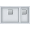 Franke Kubus KNG PRO 120 Fragranite Undermount 1.5 Bowl Kitchen Sink - Polar White