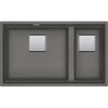 Franke Kubus KNG PRO 120 Fragranite Undermount 1.5 Bowl Kitchen Sink - Stone Grey