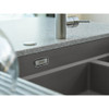 Franke Kubus KNG PRO 120 Fragranite Undermount 1.5 Bowl Kitchen Sink - Stone Grey