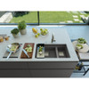 Franke Kubus KNG PRO 120 Fragranite Undermount 1.5 Bowl Kitchen Sink - Stone Grey