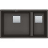 Franke Kubus KNG PRO 120 Fragranite Undermount 1.5 Bowl Kitchen Sink - Slate Grey