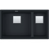 Franke Kubus KNG PRO 120 Fragranite Undermount 1.5 Bowl Kitchen Sink - Matt Black