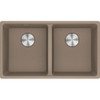 Franke Maris MRG 120-35-35 Fragranite Undermount 2 Bowl Kitchen Sink - Oyster