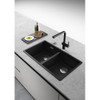 Franke Maris MRG 620-35-35 Fragranite Inset 2 Bowl Kitchen Sink - Matt Black