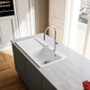 Franke Mythos MYK 611-100 Ceramic Inset Single Bowl LHD Kitchen Sink - White