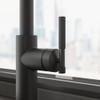 Franke Maris Stripes J Pull Down Mixer Tap - Matt Black