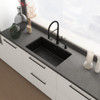 Franke Maris Stripes Semi Pro Mixer Tap - Matt Black