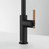 Franke Maris Stripes Semi Pro Mixer Tap - Matt Black / Copper