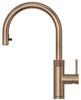 Quooker Flex Pull Out Boiling Water Patinated Brass Tap with Tank