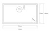 Caple Mode 740 Inset & Undermount Kitchen Sink - Black Steel