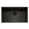 Caple Mode 740 Inset & Undermount Kitchen Sink - Black Steel