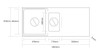 Caple Rello 1.5 Bowl with Right Hand Drainer Stainless Steel Kitchen Sink