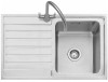 Caple Vanga 90 Single Bowl with Left Hand Drainer Stainless Steel Kitchen Sink
