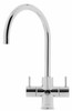 Caple Ardor Puriti Triple Lever Filter Tap - Polished Chrome