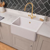 Caple Shaftsbury Triple Lever Puriti Kitchen Tap - Gold